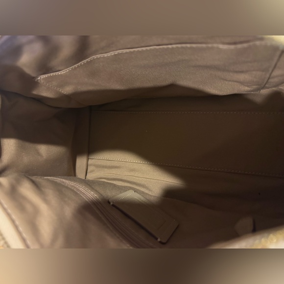 Coach Beige Leather Top Handle Bag - Picture 6 of 6